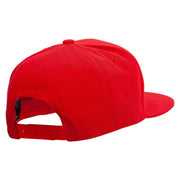 6 Panels Round Bill Cap - Red OSFM