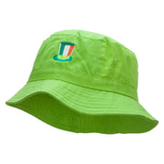 Lucky Hat Embroidered Bucket Hat