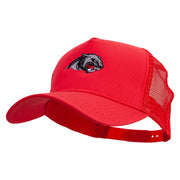 Panther Five Panels Pro Style Trucker Mesh Cap - Red OSFM