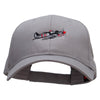 Sky Shark Embroidered Low Profile Cap - Grey OSFM