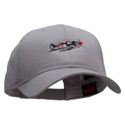 Sky Shark Embroidered Low Profile Cap - Grey OSFM