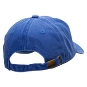 US 20 Embroidered Unstructured Cotton Cap