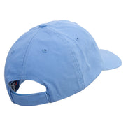 Pure Nurse Sign Embroidered Low Profile Dyed Cotton Twill Cap - Sky-Blue OSFM