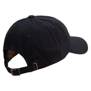 US Warship Unstructured Low Profile 6 panel Cotton Cap - Black OSFM