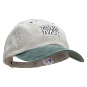 Game Day Embroidered Pigment Dyed Wash Cap - Beige-Green OSFM