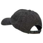 Mermaid Shape Embroidered Washed Cotton Cap