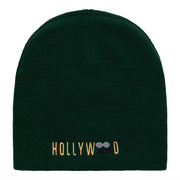 Hollywood Camera Embroidered Short Beanie