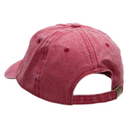 US 20 Embroidered Unstructured Cotton Cap