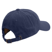 US Warship Unstructured Low Profile 6 panel Cotton Cap - Navy OSFM