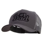 World's #1 Dad Five Panels Pro Style Trucker Mesh Cap