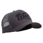 World's #1 Dad Five Panels Pro Style Trucker Mesh Cap