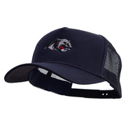 Panther Five Panels Pro Style Trucker Mesh Cap - Navy OSFM