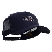 Panther Five Panels Pro Style Trucker Mesh Cap - Navy OSFM