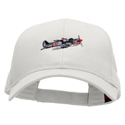 Sky Shark Embroidered Low Profile Cap - White OSFM