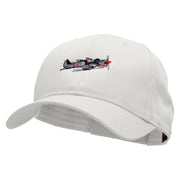 Sky Shark Embroidered Low Profile Cap - White OSFM