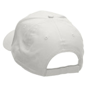 Sky Shark Embroidered Low Profile Cap - White OSFM