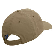 Pure Nurse Sign Embroidered Low Profile Dyed Cotton Twill Cap - Khaki OSFM