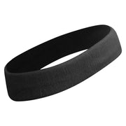 Alaphabet Doodle M Embroidered Head Band (Terry) - Black OSFM