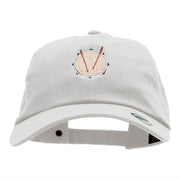 The Snare Drum Embroidered Washed Cap