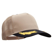 Military Scrambled Eggs Two Tone Cotton Twill 5 panel Mesh Back Cap