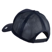 USAF Veteran Patched Solid Cotton Twill Mesh Prostyle Cap - Navy OSFM