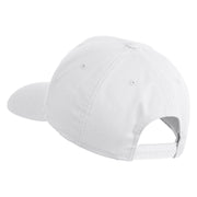 Papa Bear Black Patched Retro Cotton Blend Snapback Cap - White OSFM
