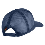 U.S. Navy Veteran Blue Patched Solid Cotton Twill Mesh Prostyle Cap - Navy OSFM