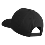 Papa Bear Black Patched Retro Cotton Blend Snapback Cap - Black OSFM