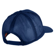 USAF Veteran Patched Solid Cotton Twill Mesh Prostyle Cap - Royal OSFM