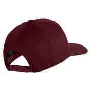 Enduring Freedom 2001 2021 Veteran Patched Solid Cotton Twill 5 Panel Prostyle Snap Cap - Maroon OSFM