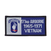 Air Borne Rectangle Embroidered Military Patch