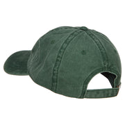 Irish and Shamrock Outline Embroidered Washed Cotton Cap