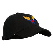 Army Air Corps Military Embroidered Washed Cap