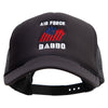 Air Force Babbo Embroidered Summer Foam Mesh Trucker Cap - Black OSFM