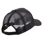 Air Force Babbo Embroidered Summer Foam Mesh Trucker Cap - Black OSFM