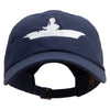 US Navy Warship Unstructured Low Profile 6 panel Cotton Cap - Navy OSFM