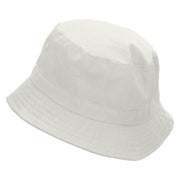 Loch Ness Monster Embroidered Bucket Hat - White OSFM