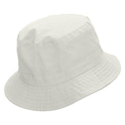 Loch Ness Monster Embroidered Bucket Hat - White OSFM