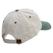 Daddy Buddy Embroidered Pigment Dyed Wash Cap - Beige-Green OSFM