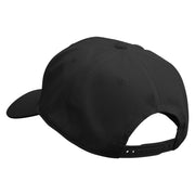 Hamster Embroidered Six Panels Pro Style Cap - Black OSFM