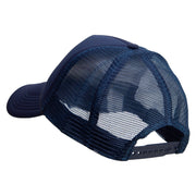 Air Force Babbo Embroidered Summer Foam Mesh Trucker Cap - Navy OSFM