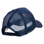 Air Force Babbo Embroidered Summer Foam Mesh Trucker Cap - Navy OSFM