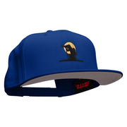 The Perfect Shot Embroidered Superior Cotton Twill Flat Bill Snapback Prostyle Cap - Royal OSFM