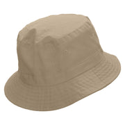 Loch Ness Monster Embroidered Bucket Hat - Khaki OSFM