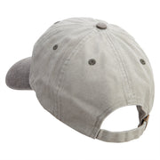 Daddy Buddy Embroidered Pigment Dyed Wash Cap - Beige-Brown OSFM