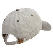 Daddy Buddy Embroidered Pigment Dyed Wash Cap - Beige-Brown OSFM