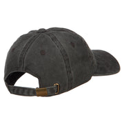 Irish and Shamrock Outline Embroidered Washed Cotton Cap