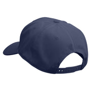 Hamster Embroidered Six Panels Pro Style Cap - Navy OSFM