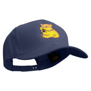 Hamster Embroidered Six Panels Pro Style Cap - Navy OSFM