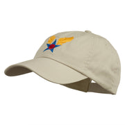 Army Air Corps Military Embroidered Washed Cap